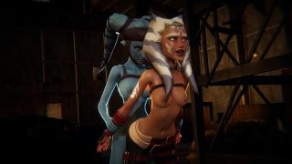 Ahsoka Tano Muschi von hinten einfach creampied